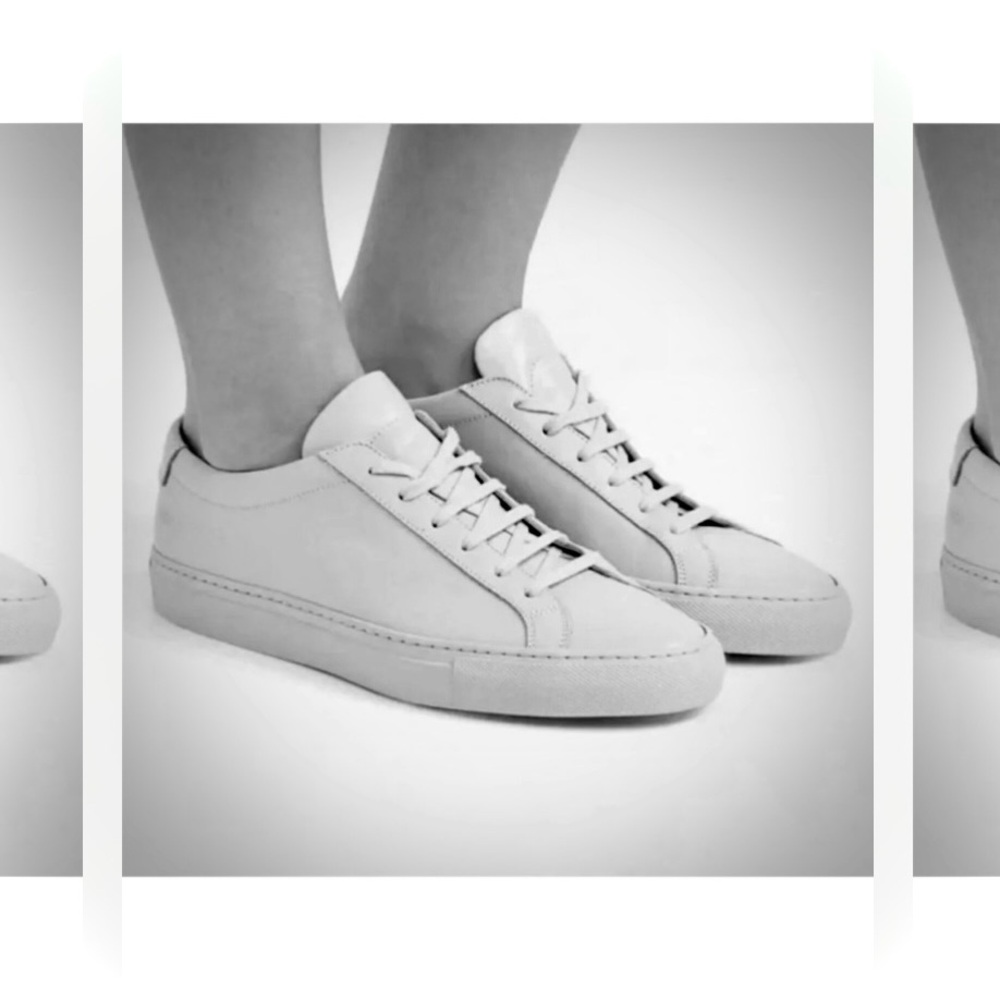 COMMON PROJECTS | 37 / 7.5 | Original Achilles Leather Lace-up Platform Sneaker